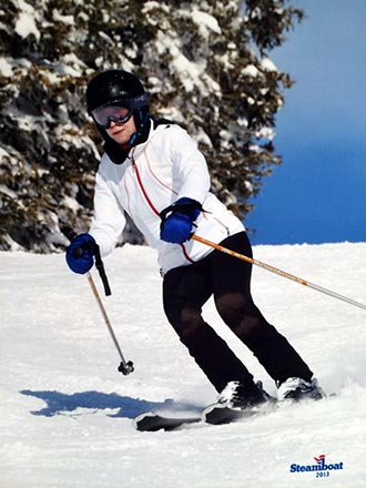 Ana C. Anderson Ph.D. Skiing